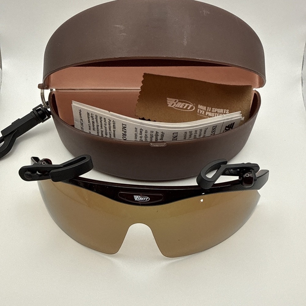 Brett Sports Eye Protect System / Sunglasses-includes case & cloth instructions